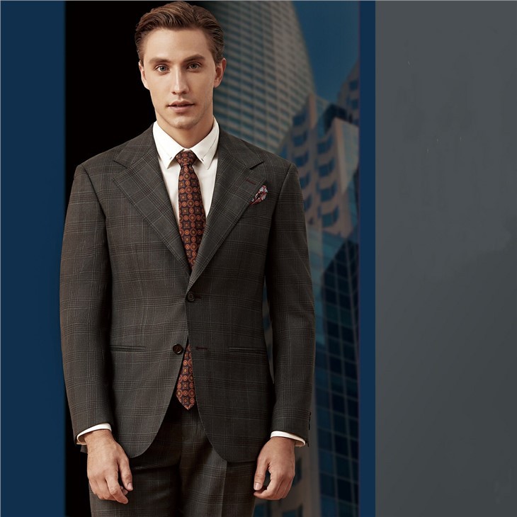Nice Checkered Uniform Mens Suits