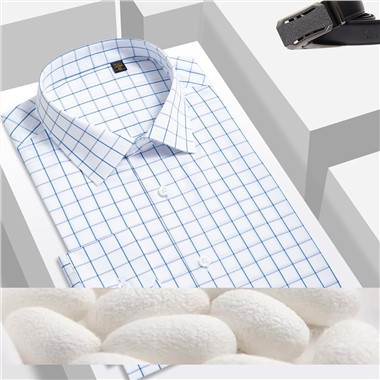 Blue Check Shirt for Men